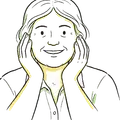 Illustration einer Bäuerin
